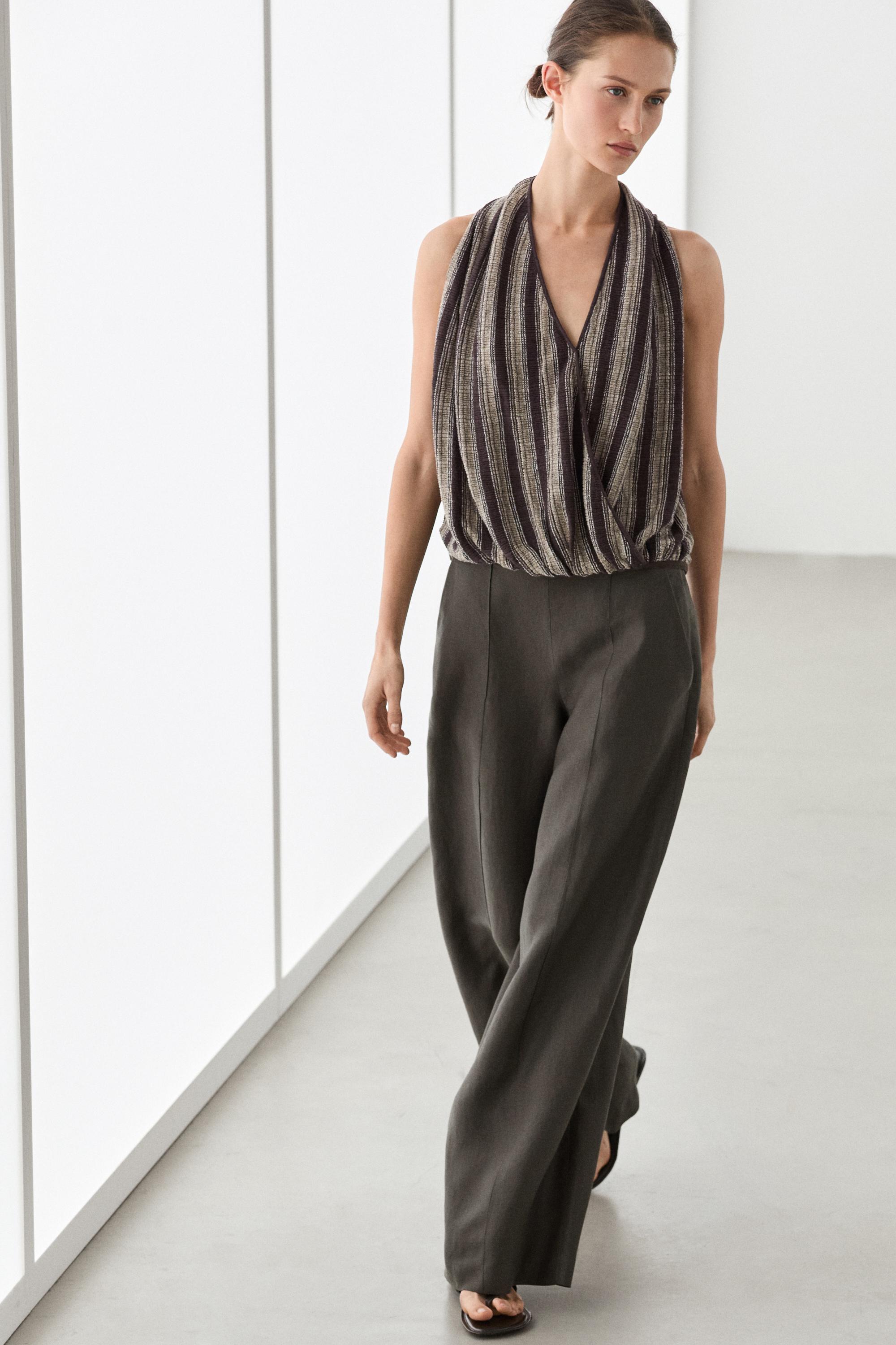 Pantalon fluide 100 % lin